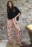 Riad Nights Relaxesd Barrel Pant Rust